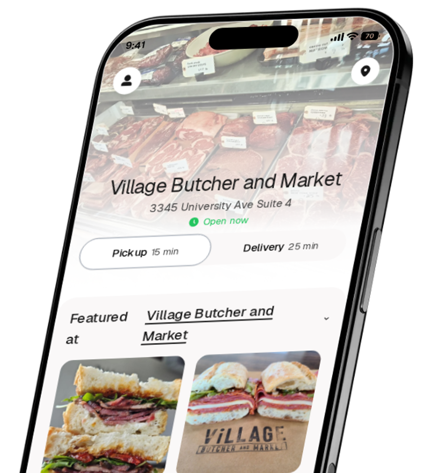Village Butcher and Market app preview