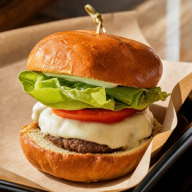 Classic American Wagyu Burger.